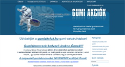 Desktop Screenshot of gumiakciok.hu